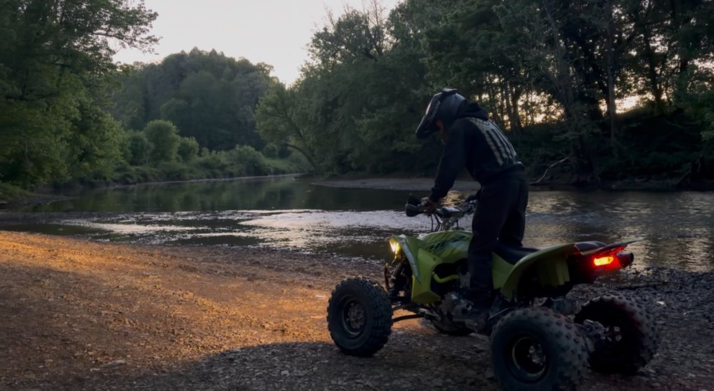 YFZ at the river