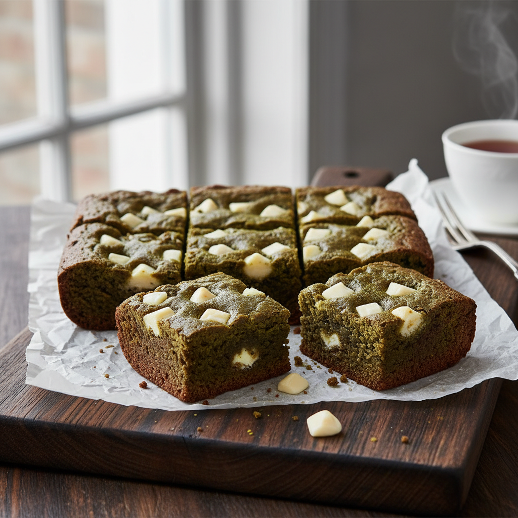 Yoshoku Matcha Brownies