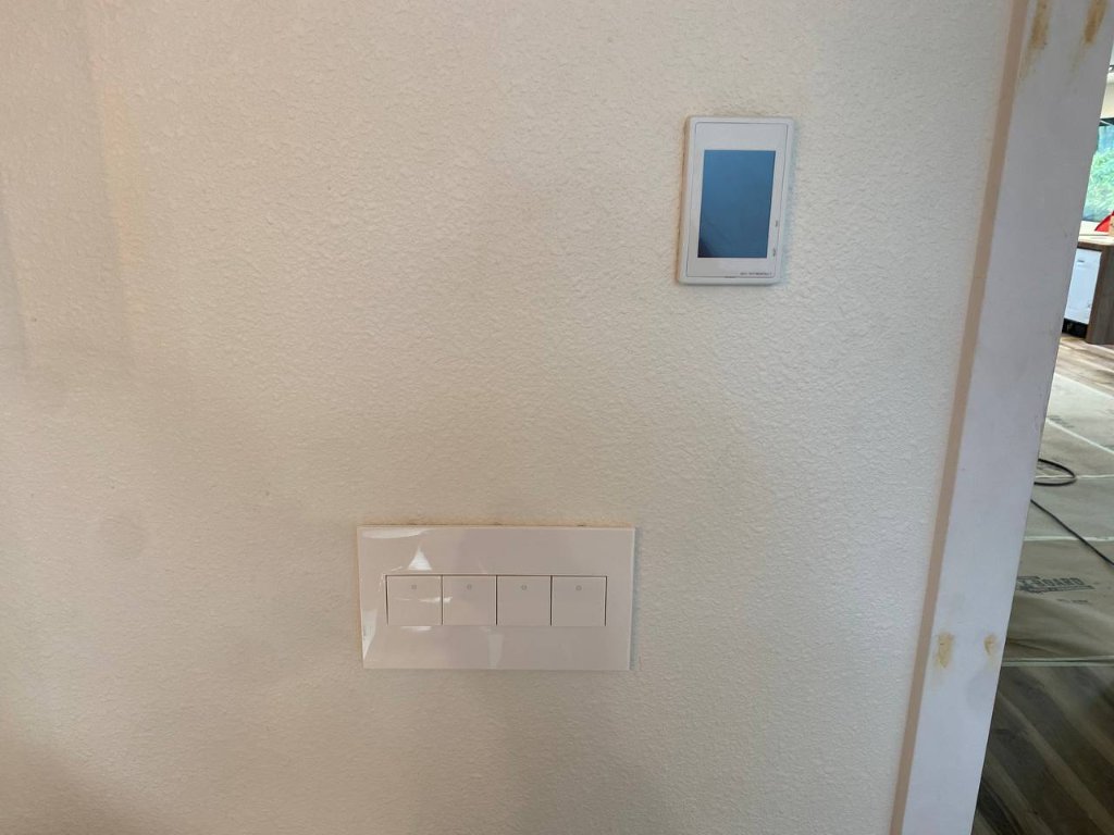 Smart home lighting control panel