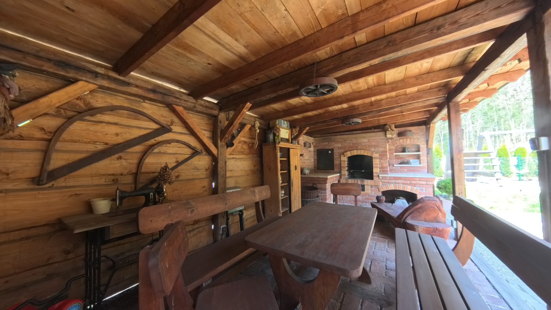Pergola a venkovní kuchyň
