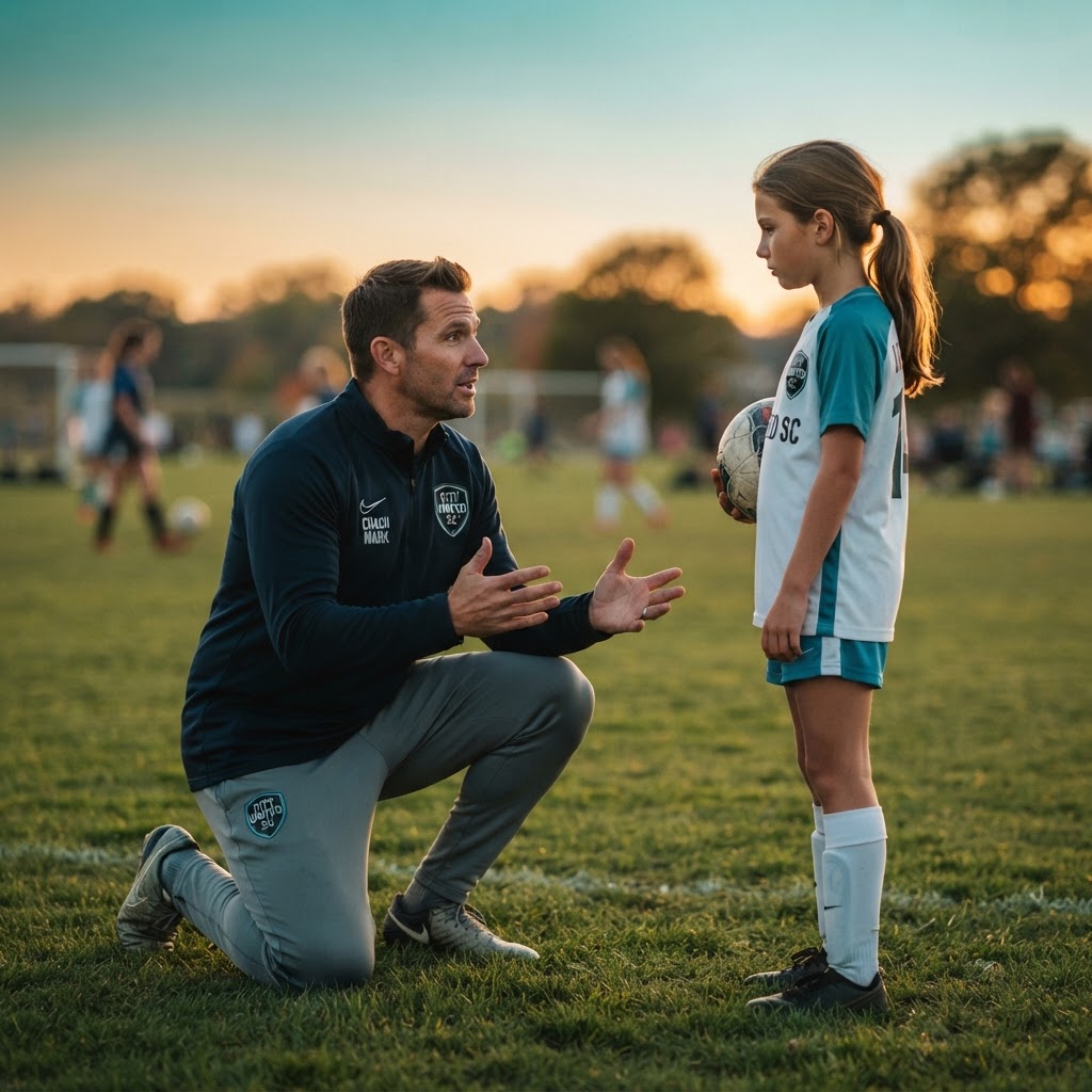 Coach und Athlet