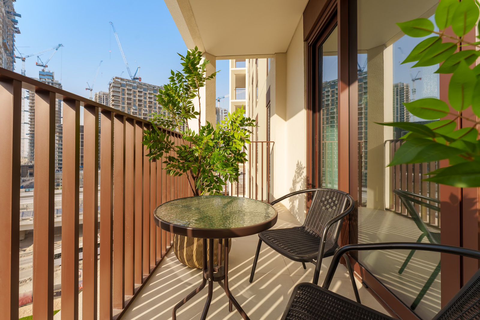Private balcony