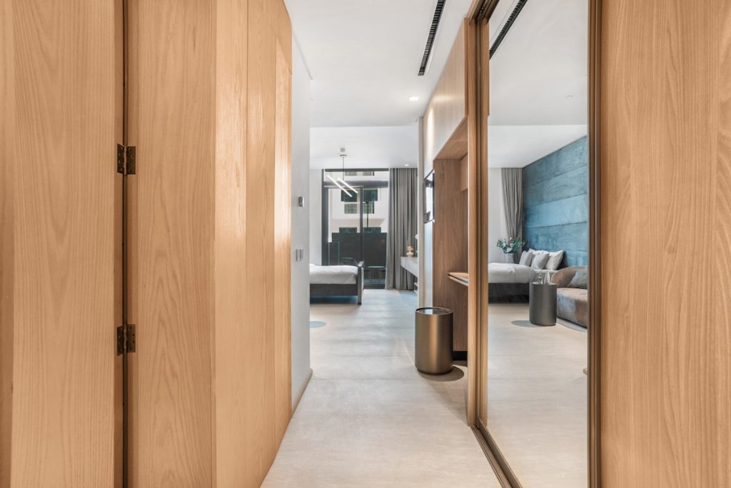 Wardrobe and hallway