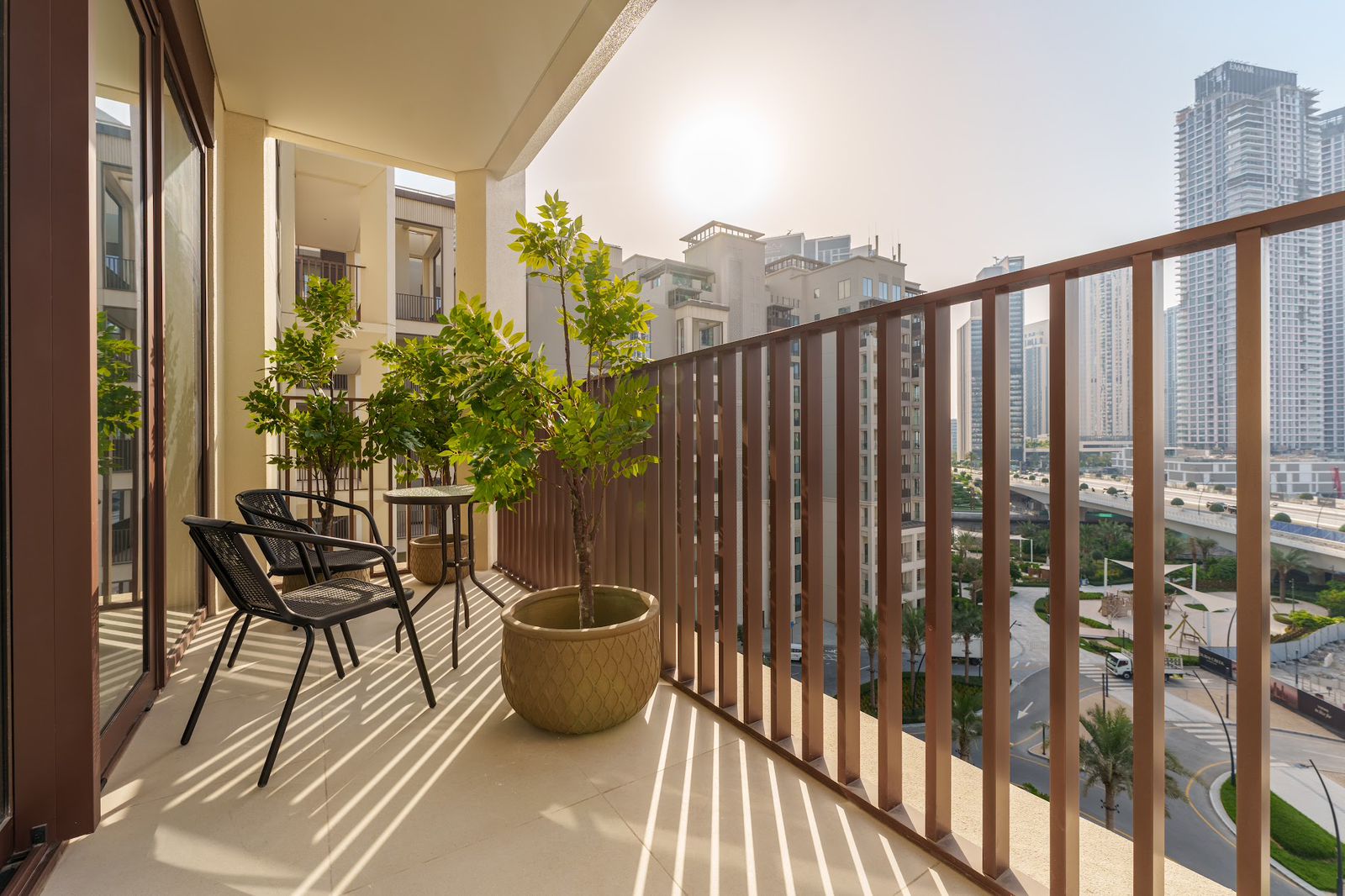 Balcony seating