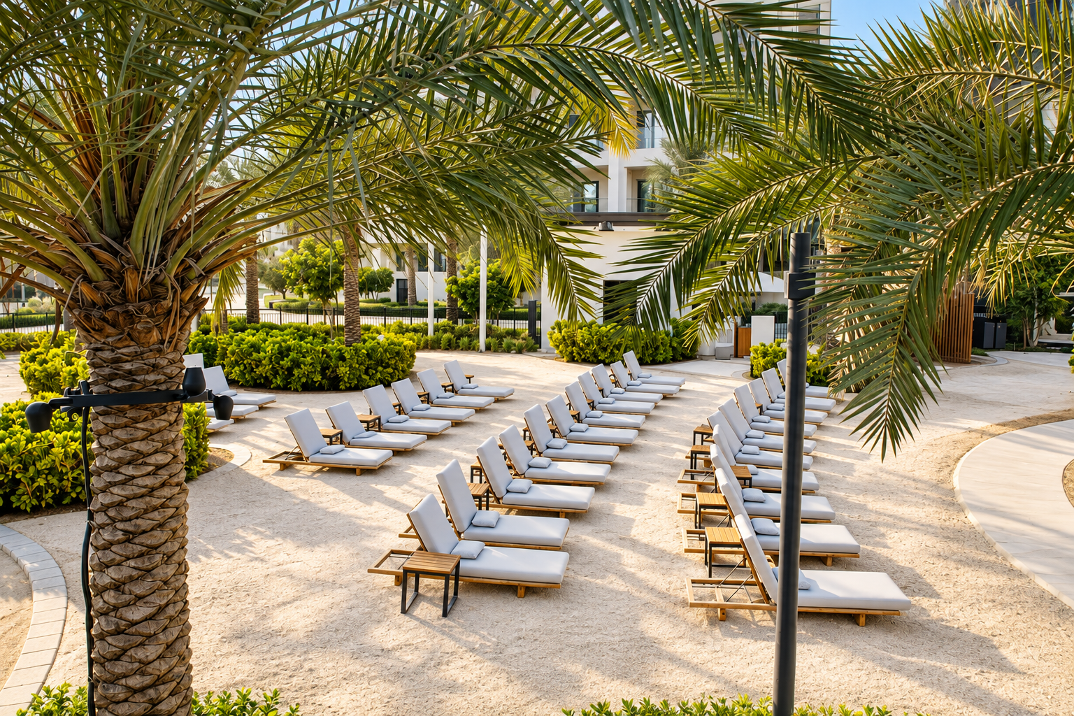 Poolside loungers