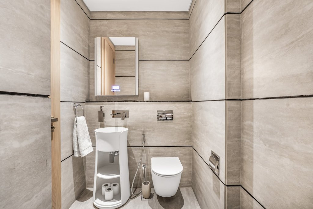 Marble bathroom