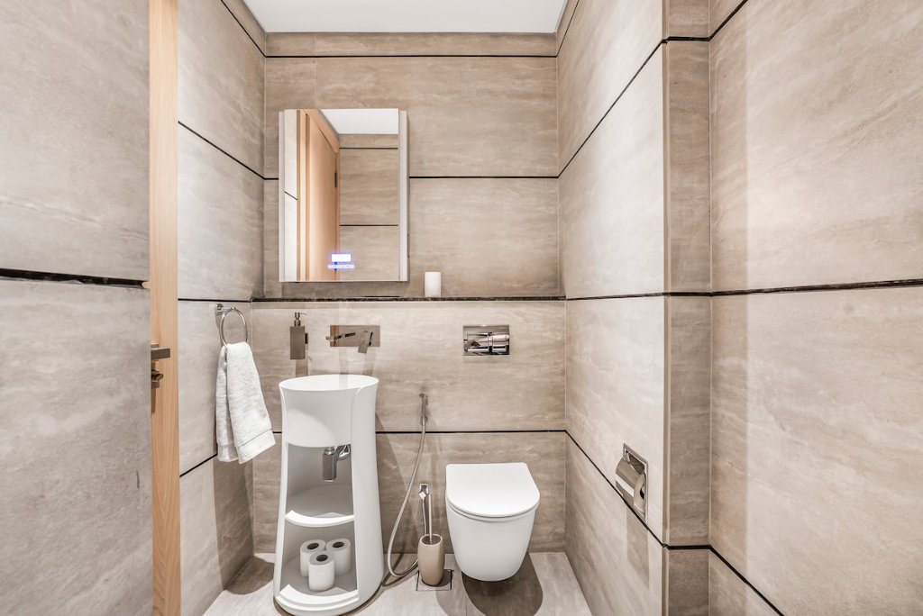 Marble bathroom