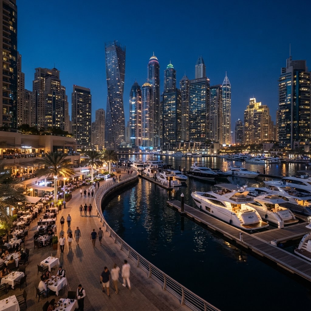 Dubai Marina Nights