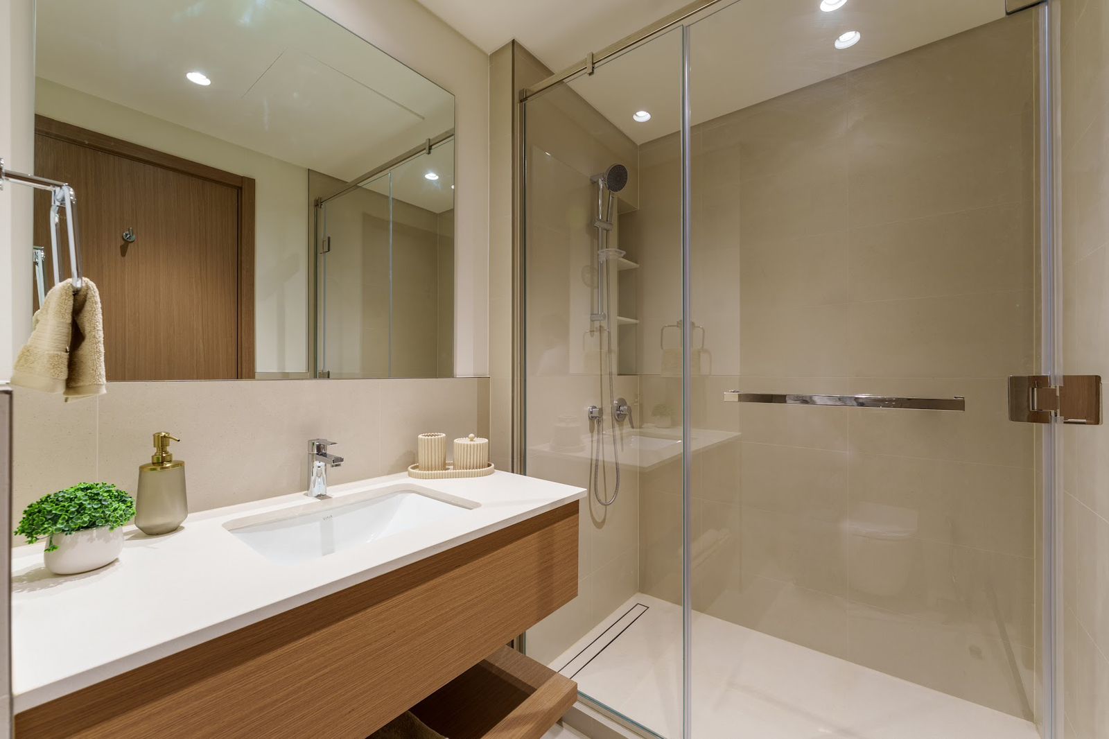 Bathroom shower detail