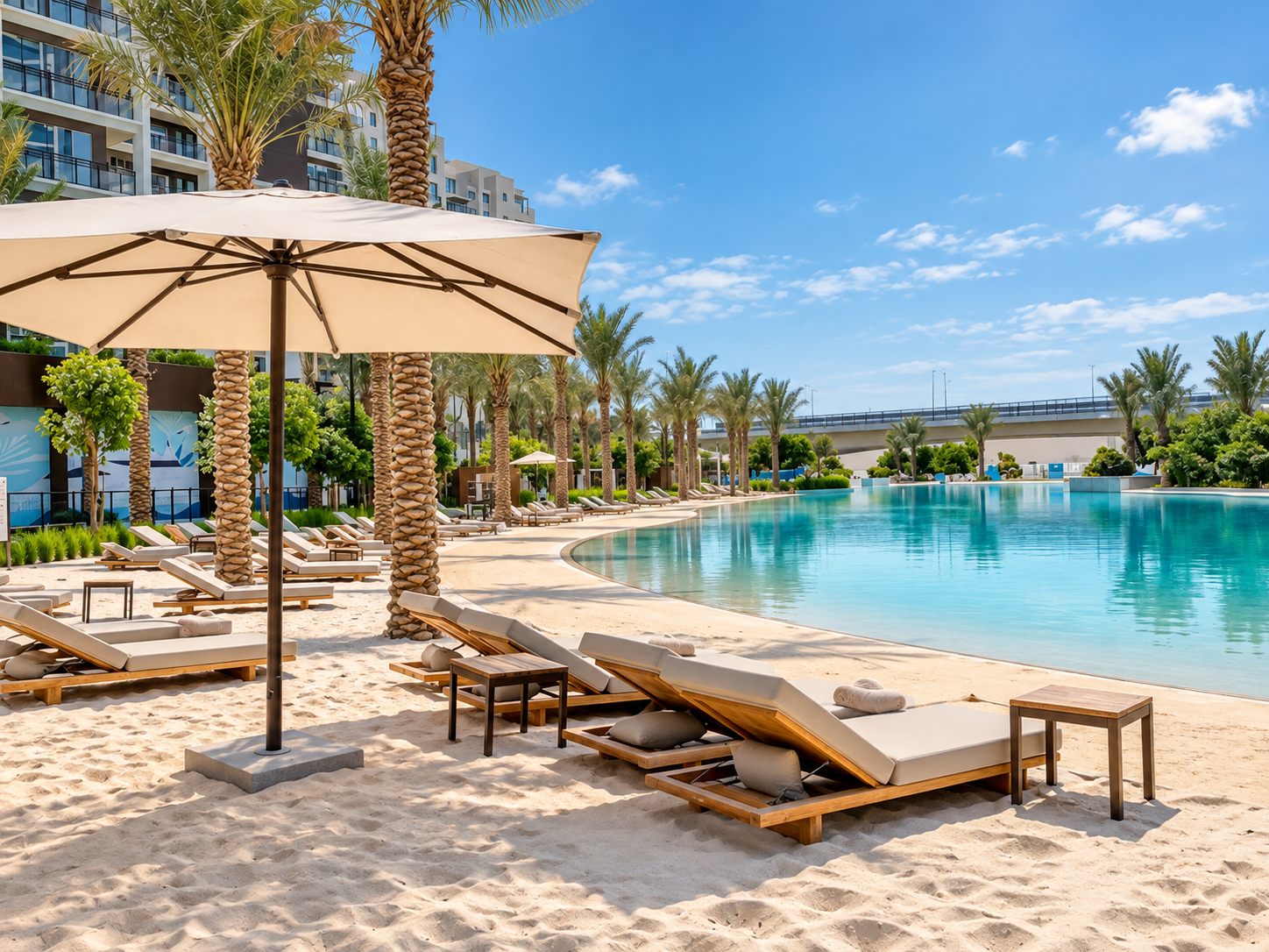 Poolside lounge
