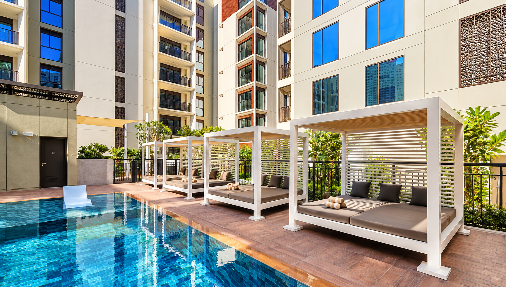 Pool cabanas