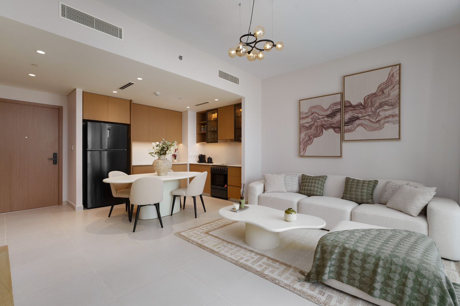 Open plan living space