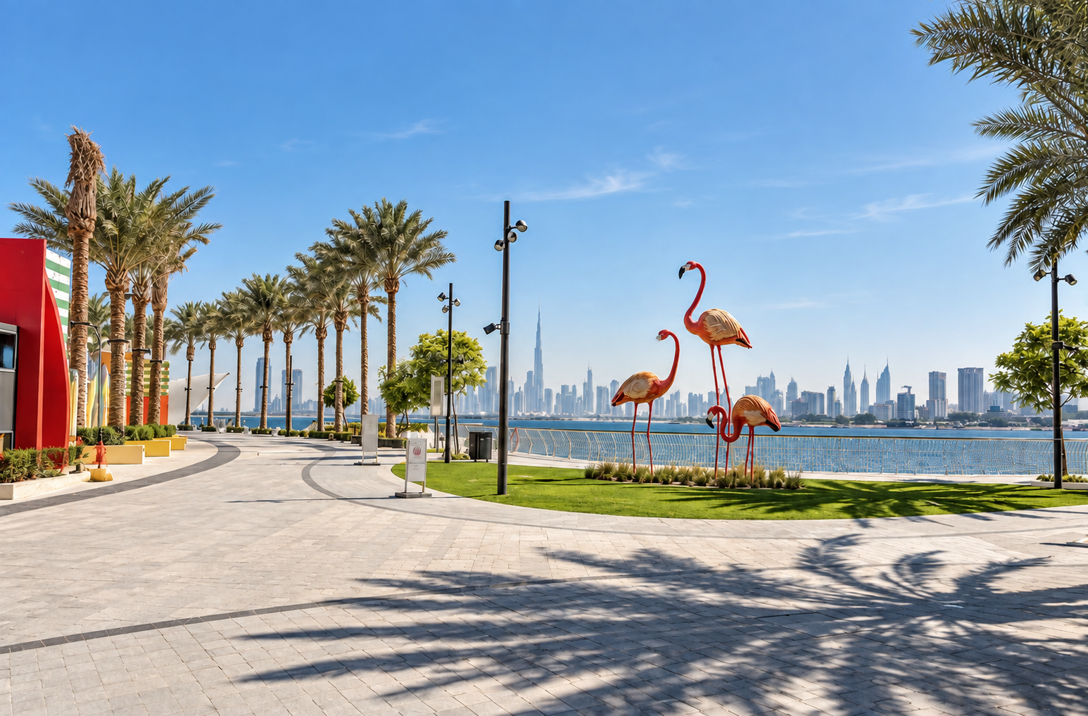 Waterfront promenade
