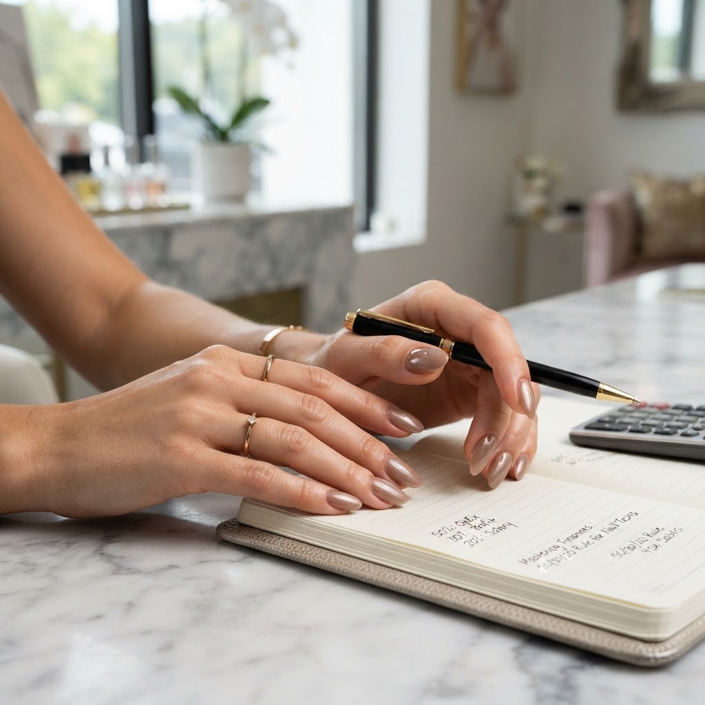 Mastering Your Salon Financials: The 50/30/20 Rule for Nail Techs