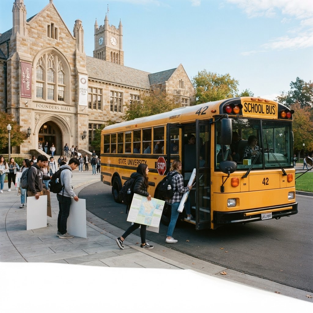 Academic Competition Charter Bus: Student Travel for Debate, Science Olympiad & Quiz Bowl