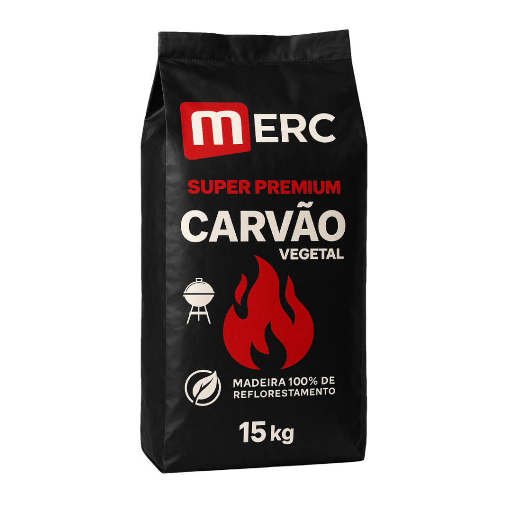 Carvão Vegetal Super Premium MERC 15kg