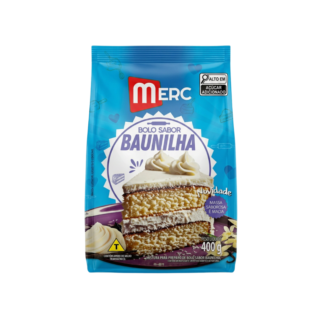 Mistura para Bolo de Baunilha MERC 400g