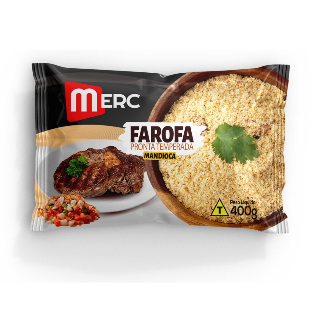 Farofa Pronta Temperada MERC