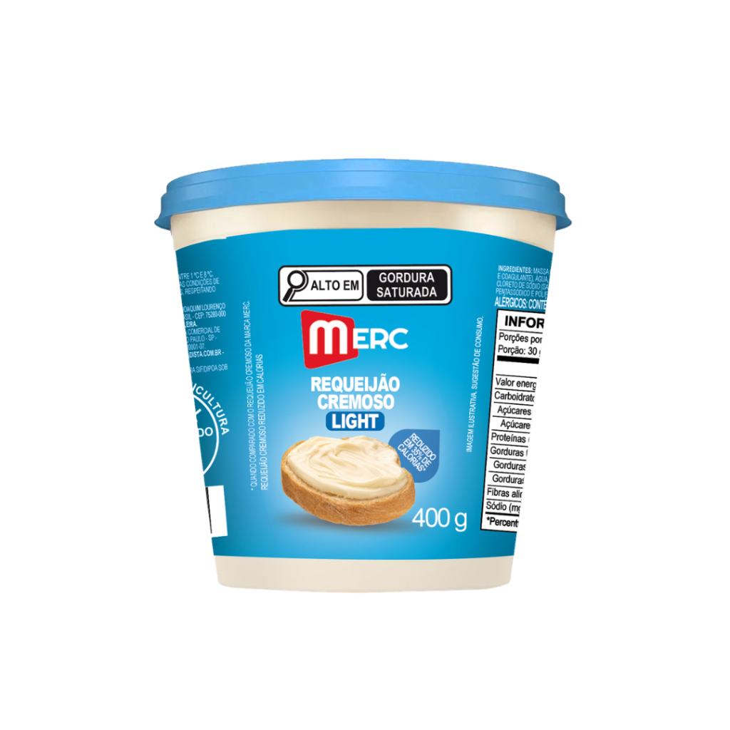 Requeijão Light MERC 400G