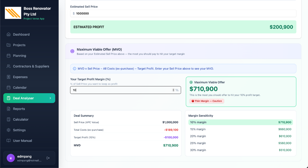 Deal Analyser