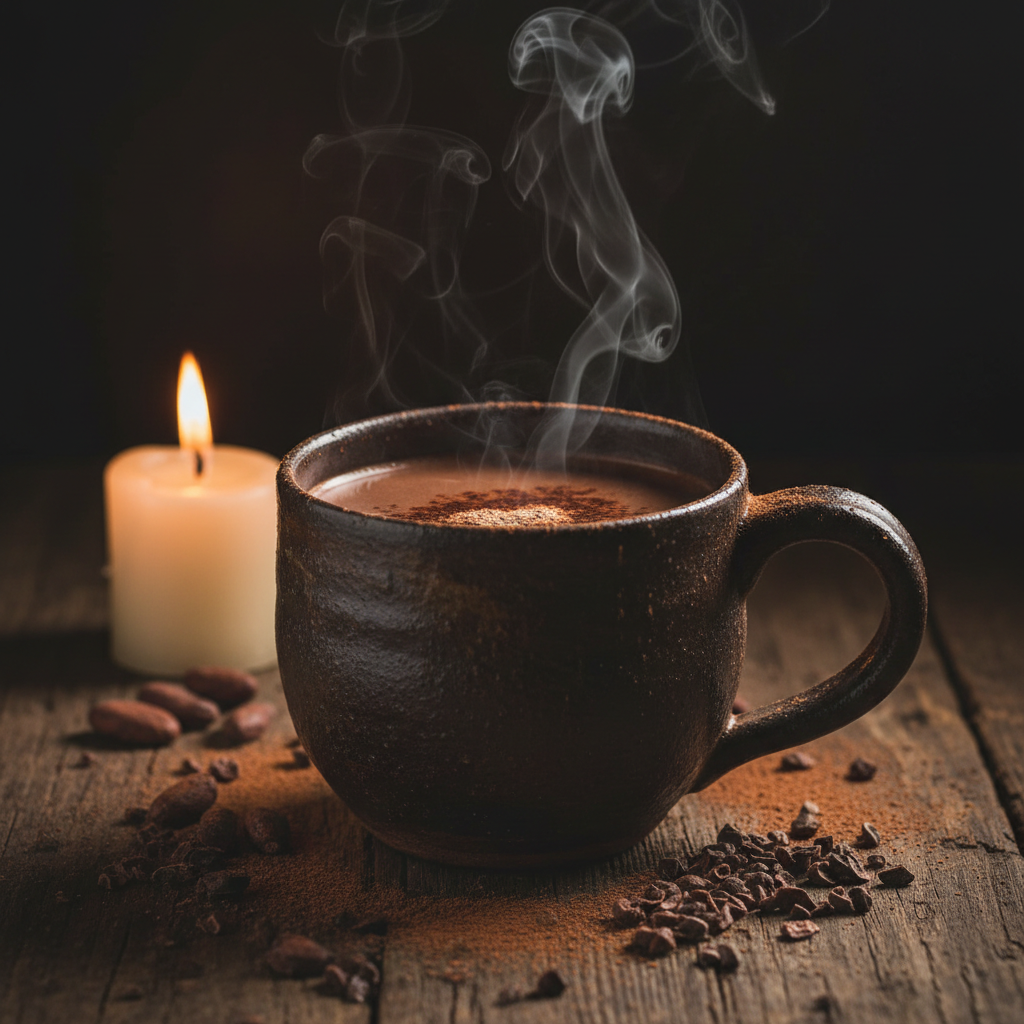 Tasse de cacao cérémonial