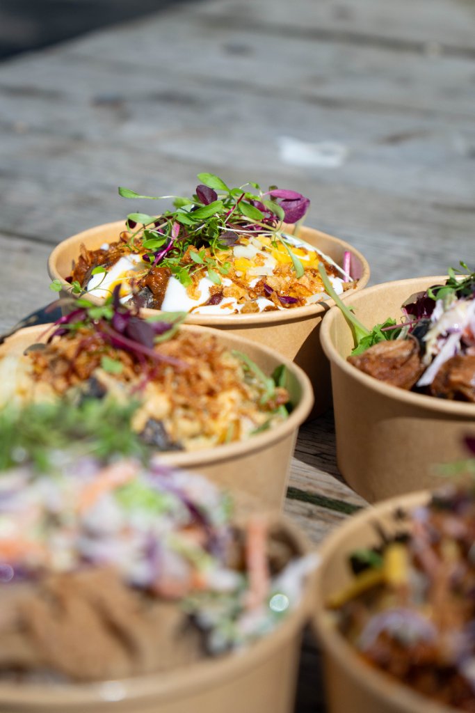 Loaded spuds lineup