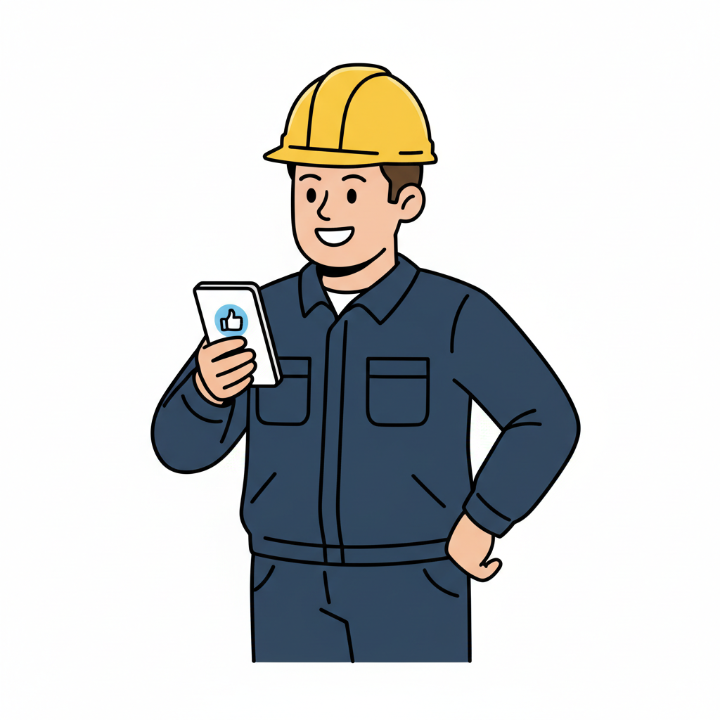Tradesman discovering the power of having a professional website
