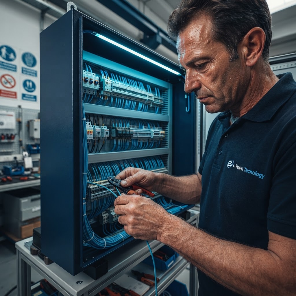 Costruzione di un quadro elettrico industriale