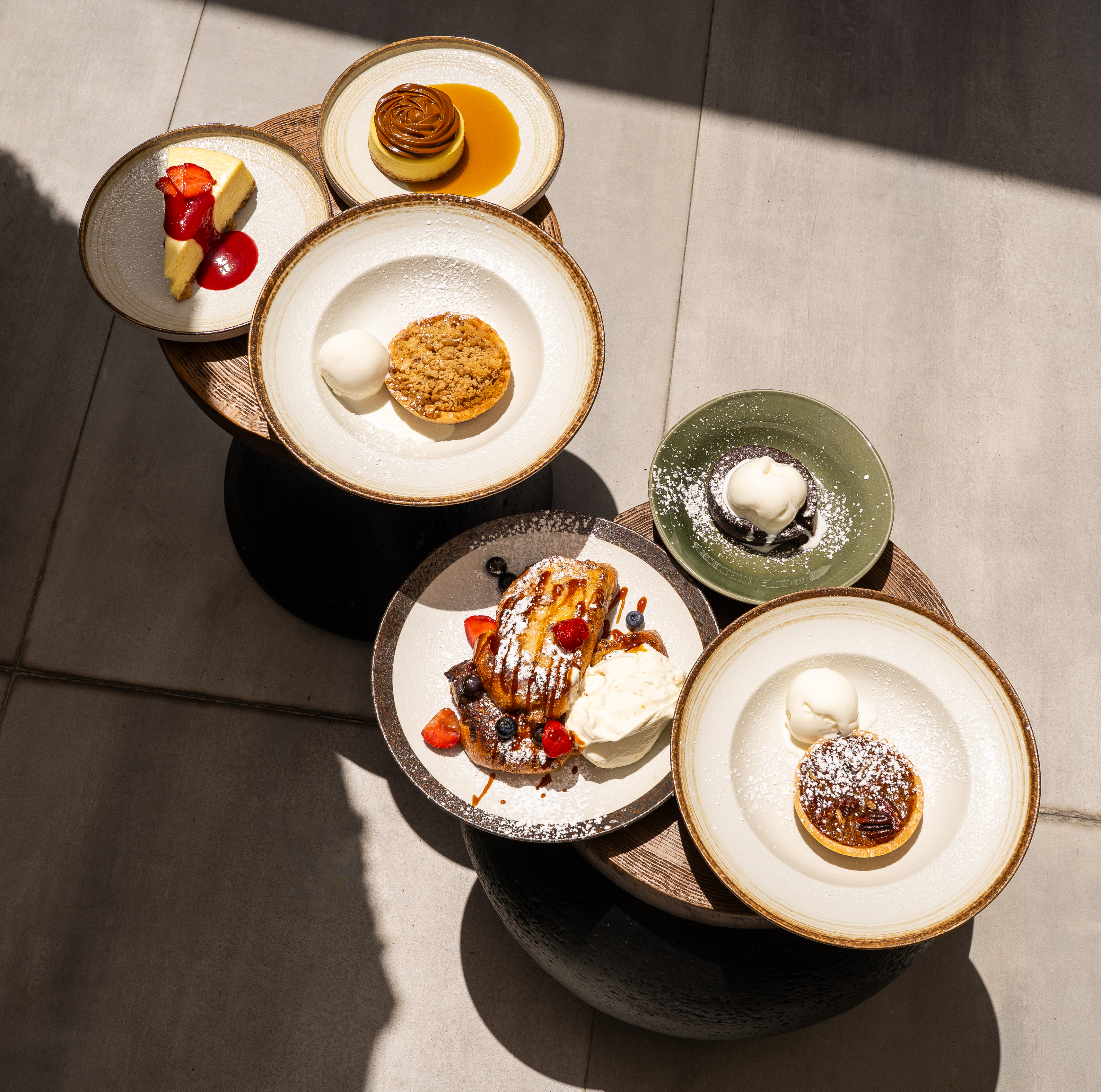 Dessert spread at BALI Cafe
