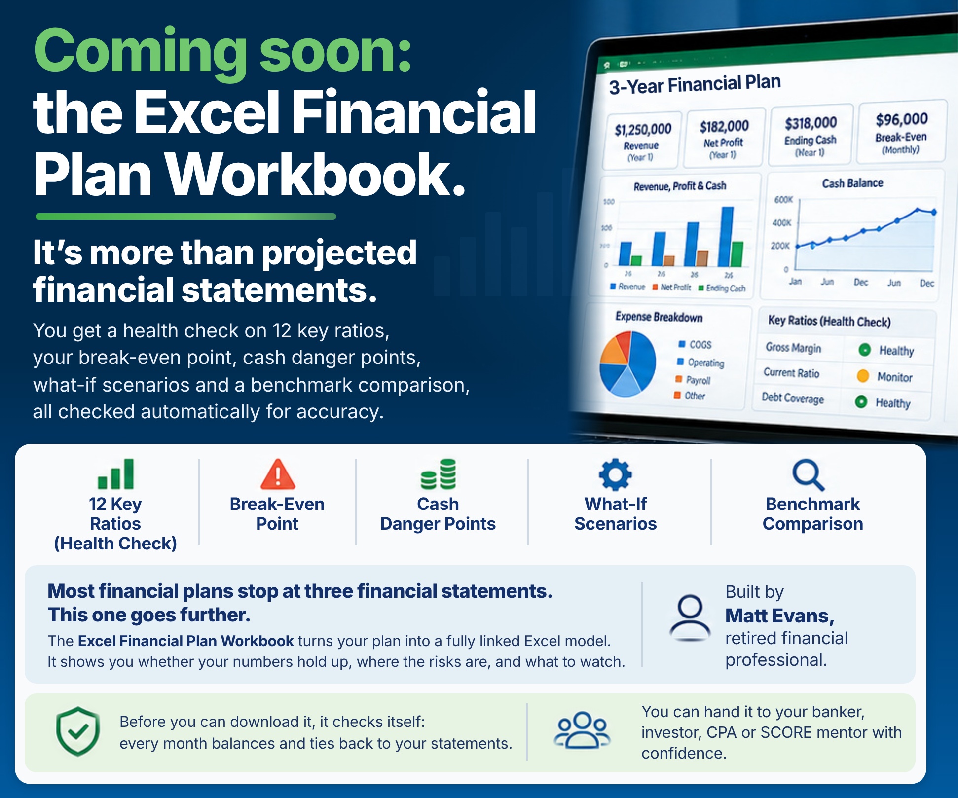 Coming soon: the Excel Financial Plan Workbook