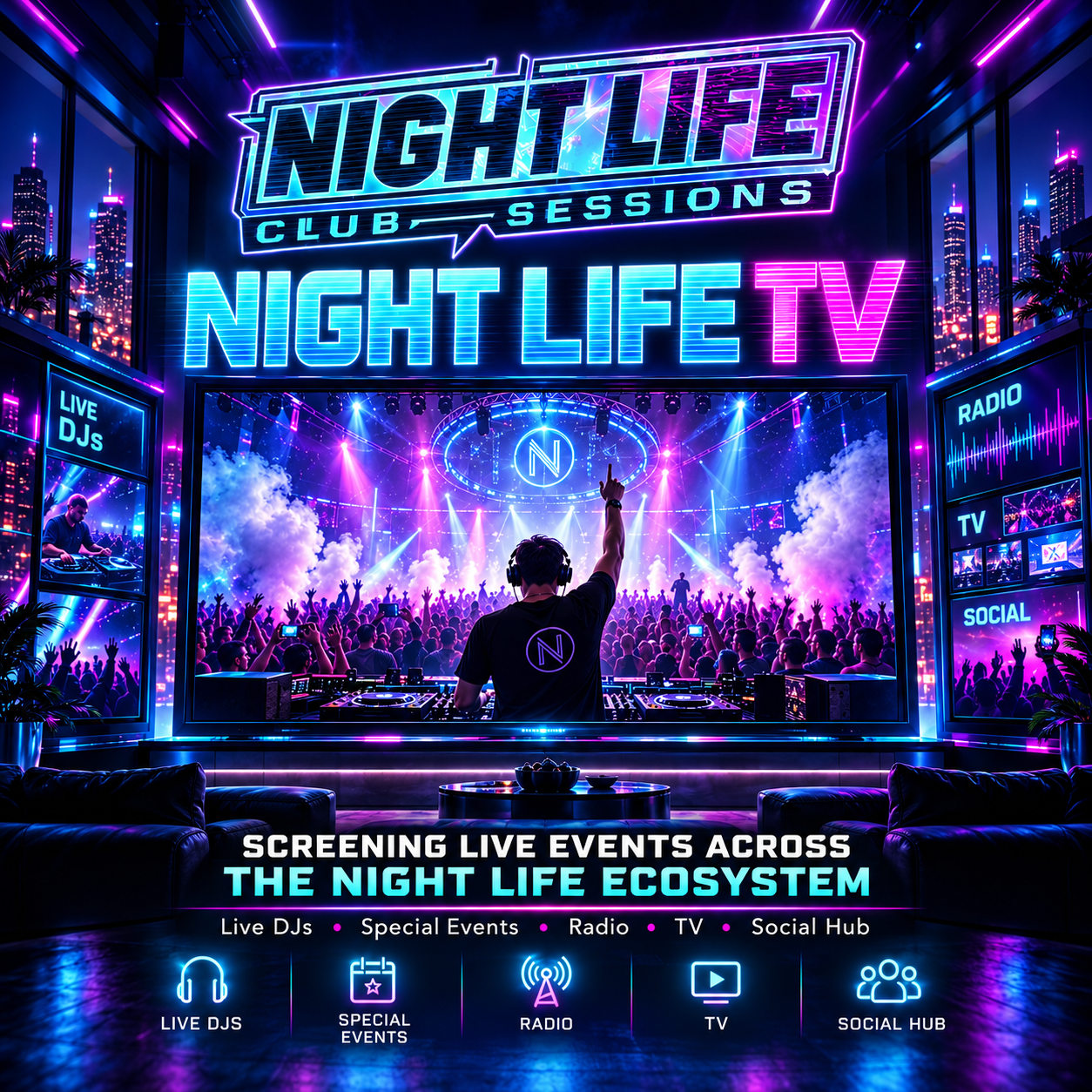 Night Life TV — Screening Live Events Across the Night Life Ecosystem