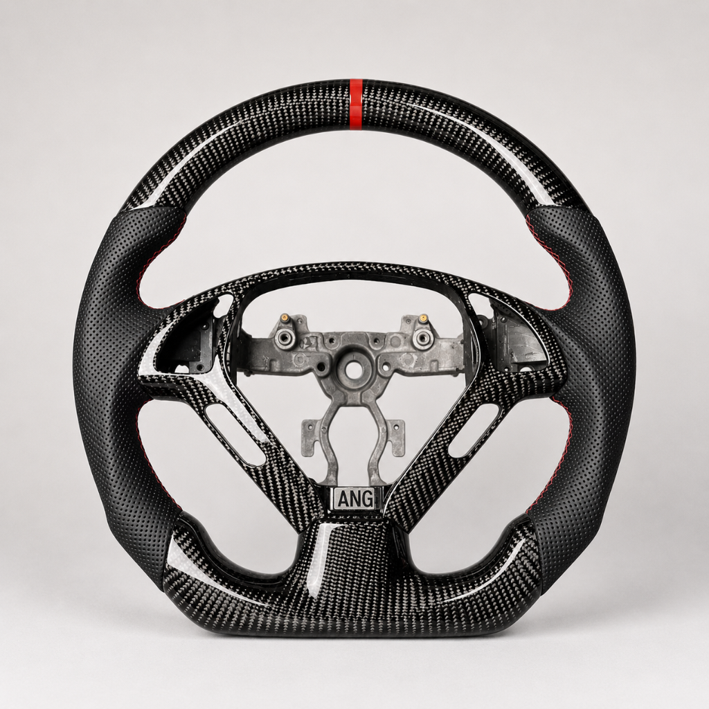 Infiniti — 3K Twill Carbon + Perforated Leather + Premium LED RPM