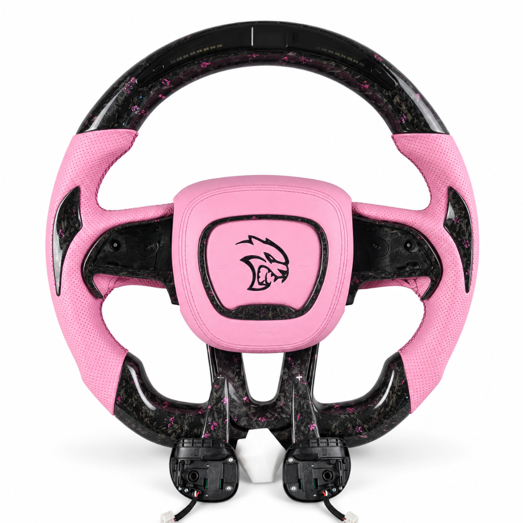 Dodge Hellcat — Forged Carbon + Pink Leather + SRT Airbag