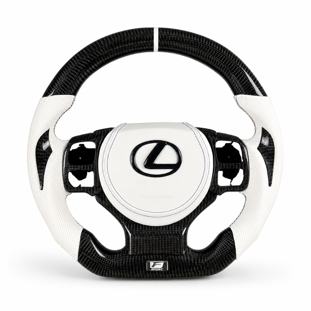 Lexus IS F Sport — Carbon + White Leather + White Airbag