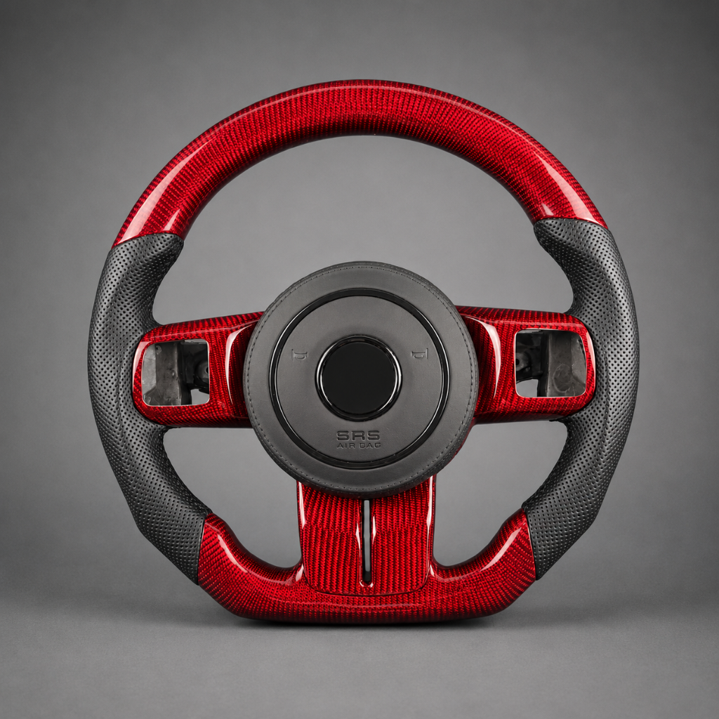 Jeep Red Carbon Fiber — Perforated Leather