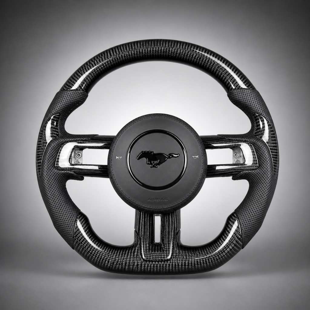 Mustang S550 — Carbon + Perforated Leather