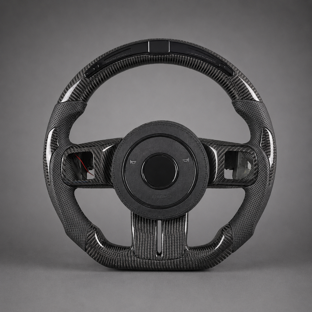 Jeep Carbon LED Strip — Dark Alcantara