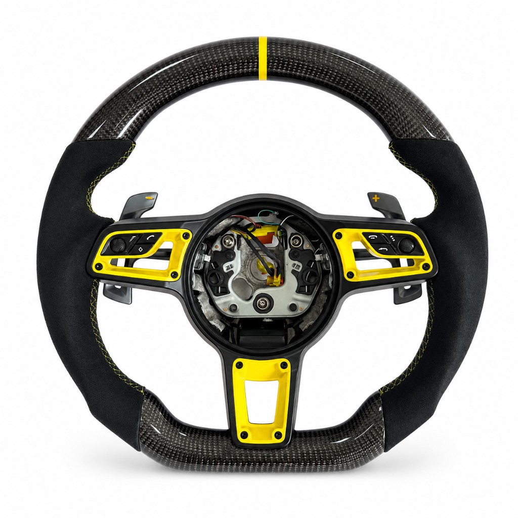 Porsche — Carbon + Alcantara + Yellow Trim 992