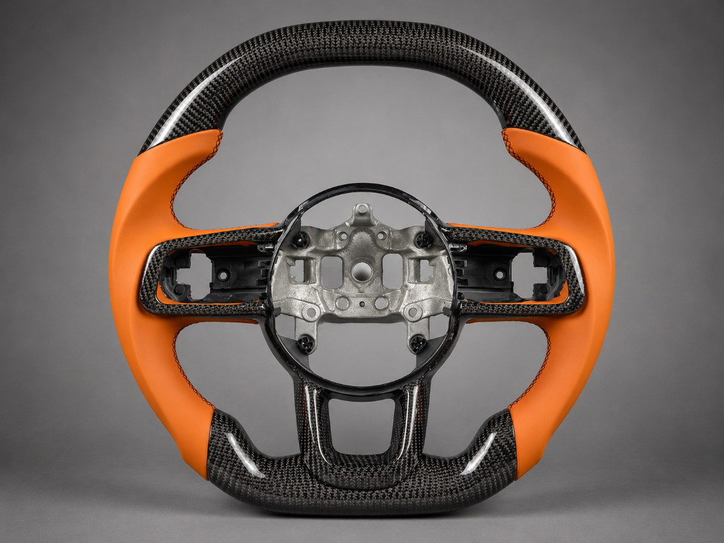 Jeep Carbon Orange Leather