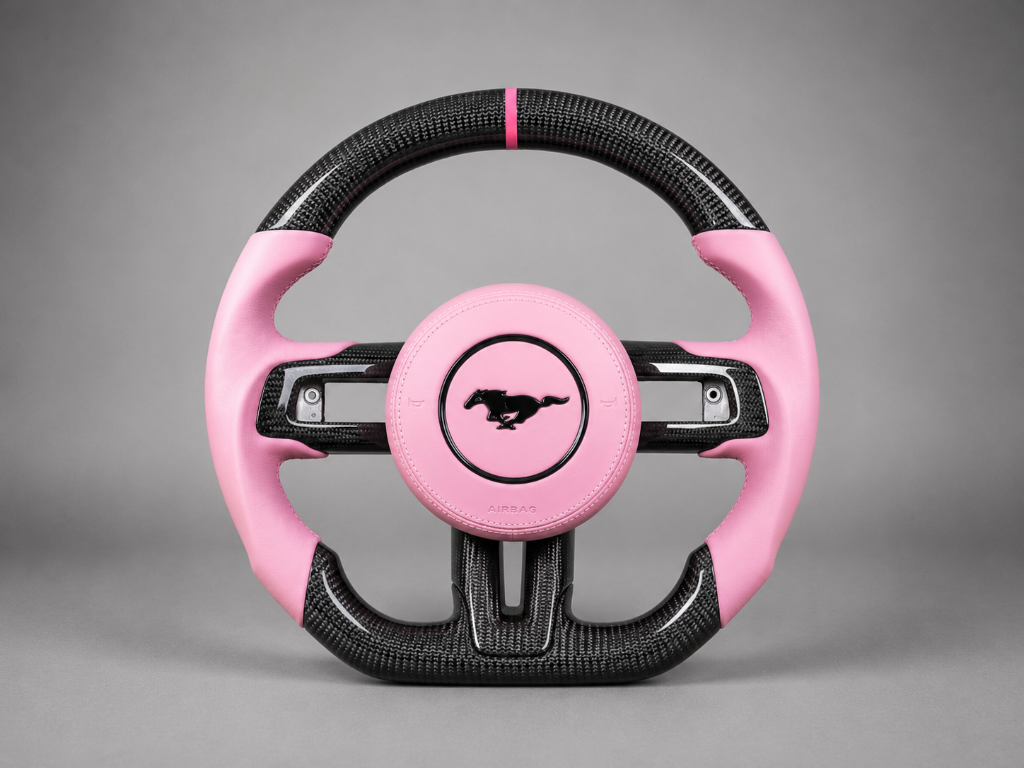 Mustang S650 — Carbon + Pink Leather