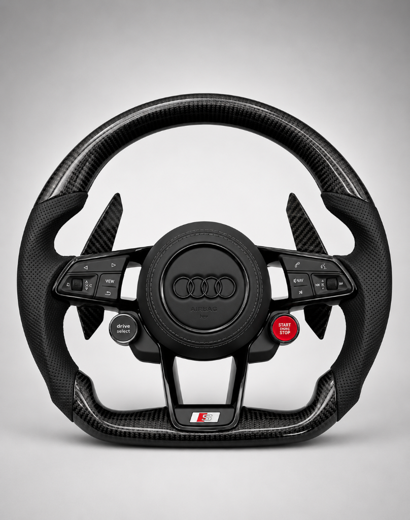 Audi S — Carbon Fiber + Perforated Leather