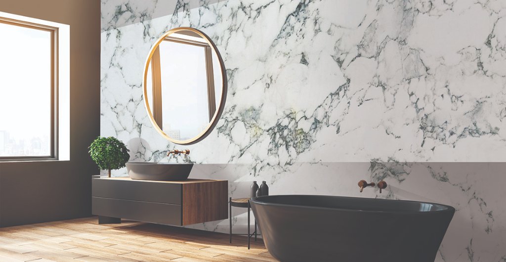 Calacatta Marble Bathroom