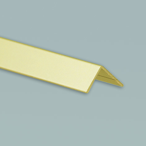 Brushed Brass L Shape
