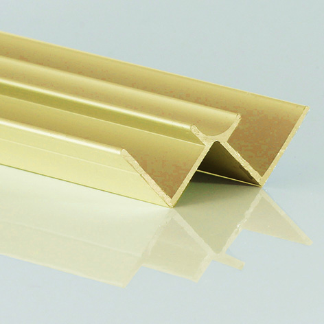 Brushed Brass Internal Corner