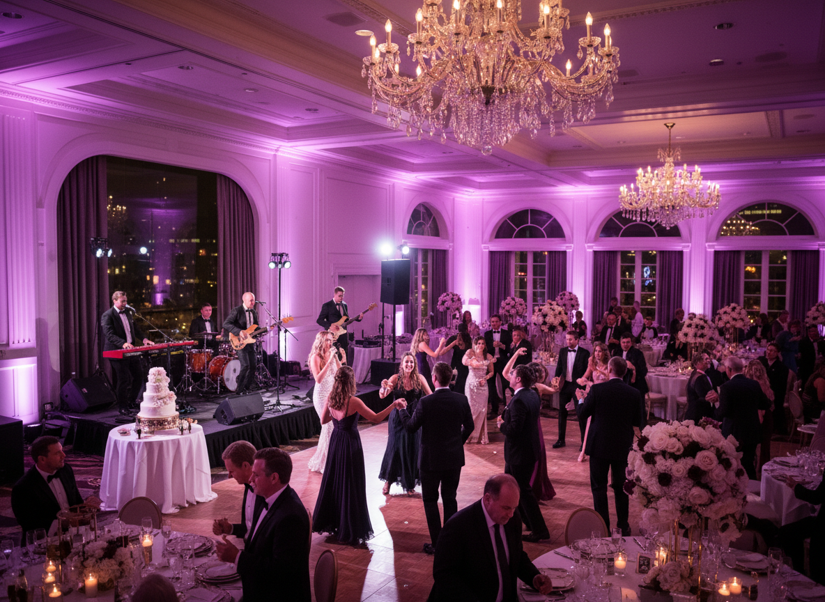 Boda con música en vivo