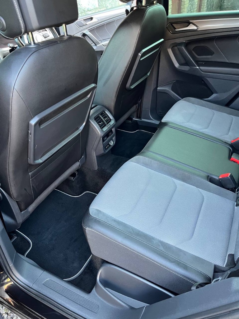 Fabric car seats before deep cleaning and extraction in Sligo