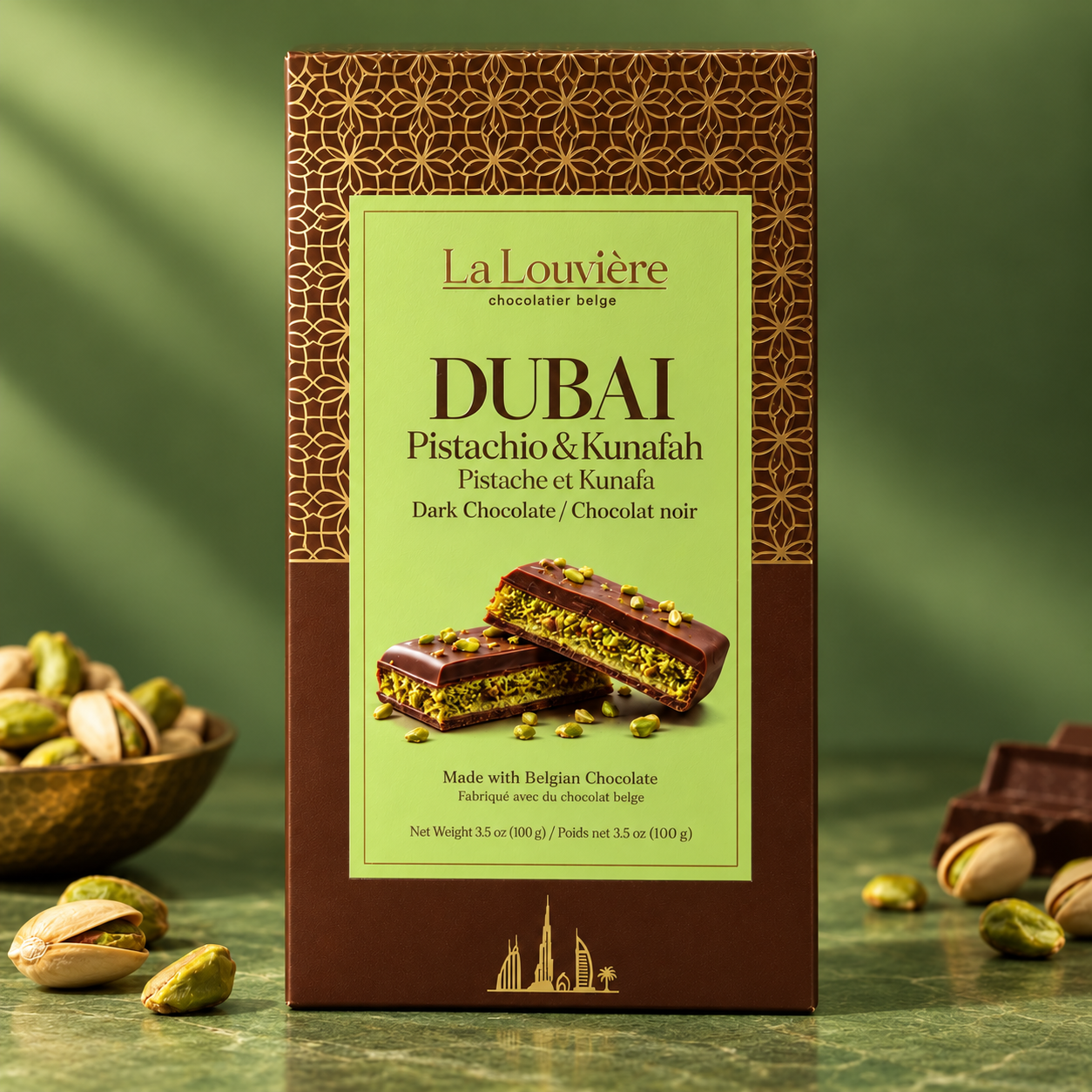 Dubai Dark Chocolate Bar