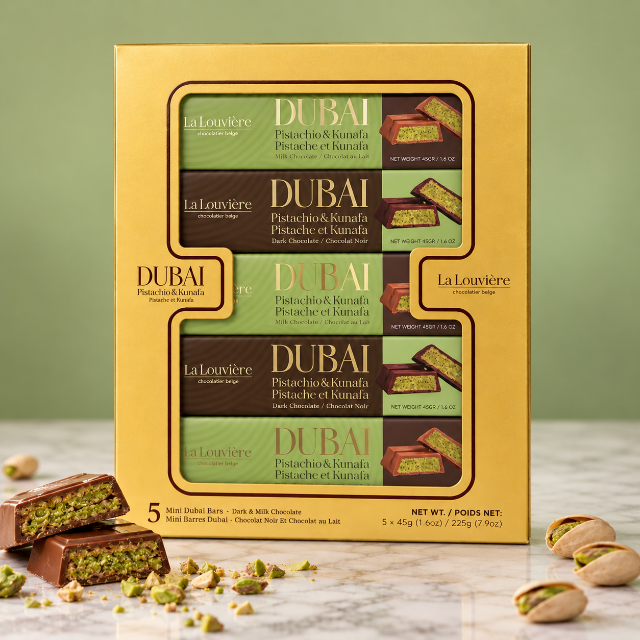 Assorted Mini Dubai — 5 pcs Gift Box