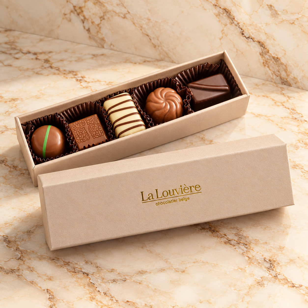 Assorted Bonbons Gift Box of 5 pcs