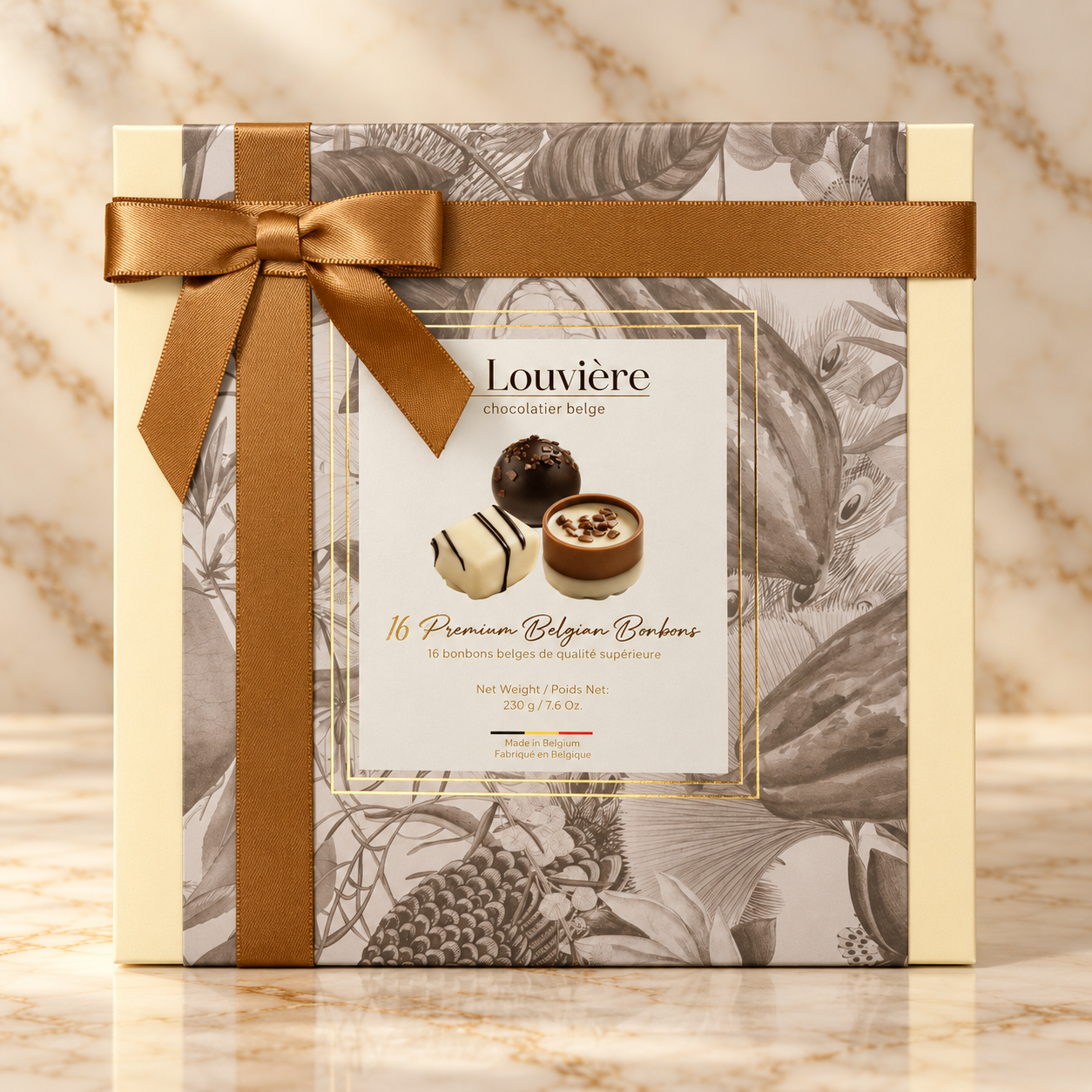 Assorted Bonbons Gift Box of 16 pcs